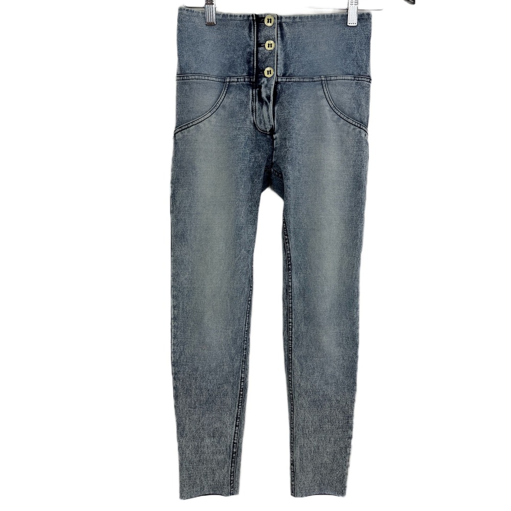 Freddy Pants Womens 2 Blue WR.UP High Waisted Skinny Acid Wash Denim